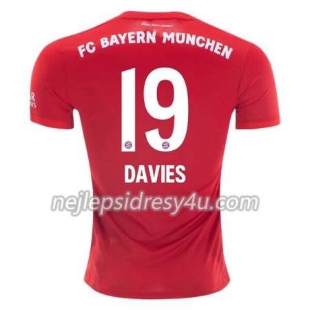 Fotbalový Dres FC Bayern Mnichov Alphonso Davies 19 Domácí 2019/20